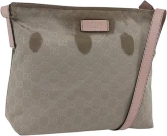 Gucci Borsa a tracolla vintage Pre-owned in nylon - - Pre-owned - Donna - Beige - ONE SIZE