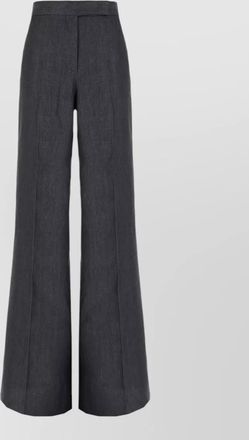 Max Mara high waist wide leg linen trousers