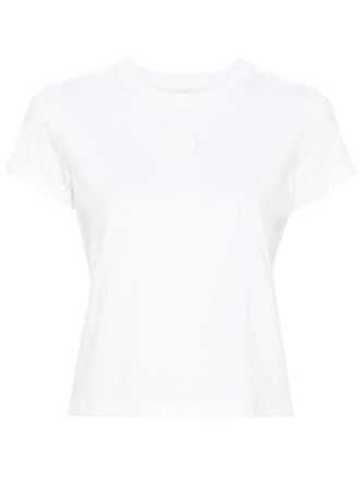 Alexander Wang Puff Logo Cotton Jersey Shrunken T-Shirt