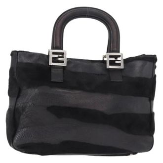 Fendi Pre-owned Vintage Handbag - Dames - Pre-owned - Zwart - Maat: ONE Size Leer