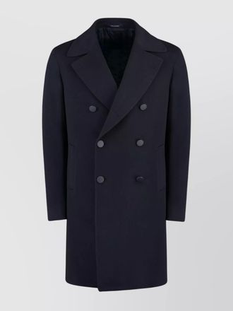 Tagliatore arden double-breasted virgin wool coat