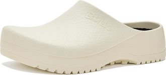 Birkenstock Super Birki by Birkenstock Clog Shoes White Op : EU 43 (US Mens 10-10.5 - US Womens 12-12.5) Regular, Synthetic