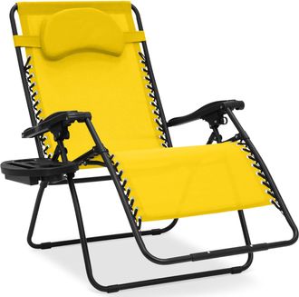 Best Choice Products Oversized Zero Gravity Chair, Folding Outdoor Patio Lounge Recliner w/ Cup Holder