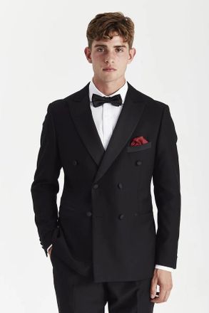 PAUL ANDREW Double Breasted Blazer Lapel Dinner Tuxedo Jacket