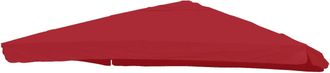 Hhg Funda De Repuesto Para La Sombrilla De Lujo Hhg-125 Con Solapa, Funda Para Sombrilla, 3,5 X 3,5 M (&oslash; 4,95 M), Poli&eacute;ster, Burdeos