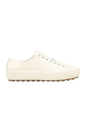 Sandro Low-top split leather trainers in Off White at Nordstrom, Size 42