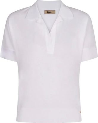 Herno Top con maniche corte - Bianco