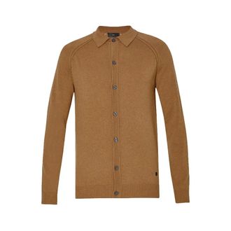 Liu Jo Truien & Vesten, Heren, Bruin, M, Katoen, Bruine Cardigan Trui