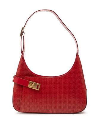 Ferragamo 2010-2025 Gancini Embossed Leather shoulder bag - Red