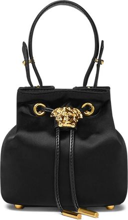 Versace Borsa a secchiello La Medusa mini - Nero