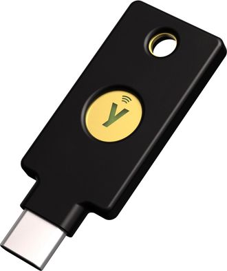 No Brand Llave De Seguridad Nfc Usb-c Yubico Yubikey 5c Negra (5060408464236)