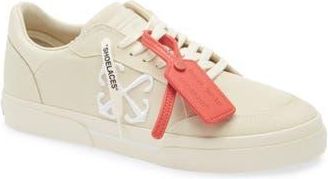 Off-white Low Vulcanized Sneaker in Angora White at Nordstrom Rack, Size 7Us / 40Eu