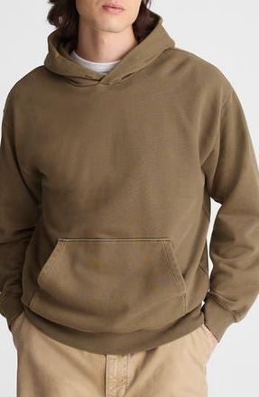 Madewell Woodland Brushed Terry Hoodie in Raw Umber at Nordstrom Rack, Size X-Large