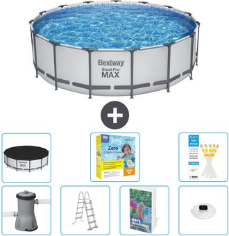 Bestway Piscina Bestway Steel Pro Max Redonda - 488x122 Cm - 8-piezas S526