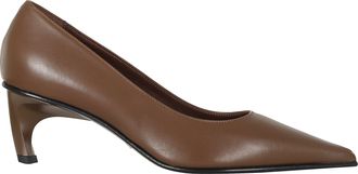 Giampaolo Viozzi Nappa Leather Block-Heel Pumps