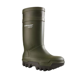 Dunlop Adults Unisex Purofort Thermo Plus Full Safety Wellies (Green) - Size UK 5