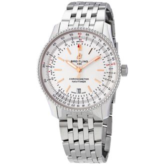 Breitling Pre-owned Breitling Navitimer 1 Automatic Chronometer Silver Dial Mens Watch A17326211G1A1