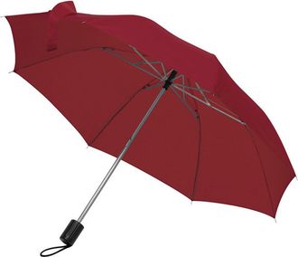 Generic Mens Ladies Small Pocket Telescope Umbrella Compact Folding (Burgundy)