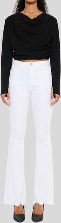 Kancan Brenna Essentials High Rise Bootcut Jean In White