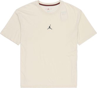 Nike Jordan Air Jordan Solid Color Round Neck Short Sleeve T-Shirt Mens White DH8922-219