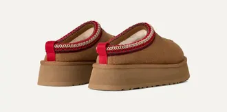 UGG Sheepskin Lined Slipper - Chestnut