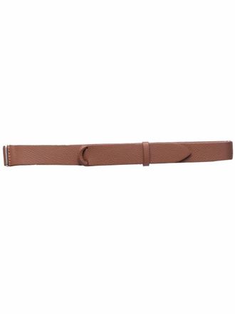 Orciani no-buckle belt - men - Leather - OS - Brown