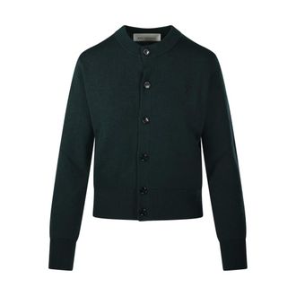 Ami Dames, Truien, Groen, Maat: XS Wol