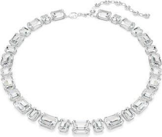 Swarovski Accessoires, Dames, Grijs, ONE Size, Elegante kristallen ketting voor outfit