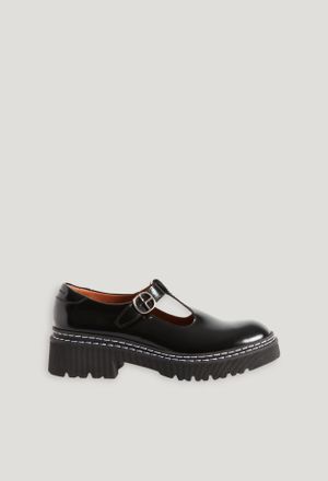 Claudie Pierlot Babies cuir noir