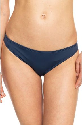 Roxy SD Beach Classics Moderate Bikini Bottoms in Mood Indigo at Nordstrom, Size Xx-Large