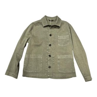 Circolo 1901 Panama Jas Cn 5326 - Heren - Zomerjassen - Groen - 2XL - Katoen - Jassen