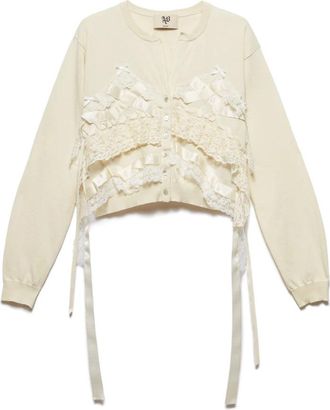 Aniye By Fairy Milk Cardigan - Dames - Vesten - Beige - XS - Truien & Vesten