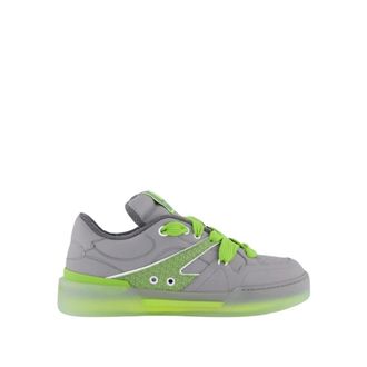 Dolce & Gabbana Nieuwe Roma Sneaker Grijs/Groen - Heren - Schoenen - Grijs - Maat: 44 EU