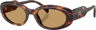 Miu Miu Gafas de sol MU C01S - Accessories - Mujer - Marr&oacute;n - ONE SIZE