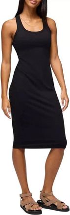Prana Heavana Midi Dress Womens Black Racerback Performance GBO3958
