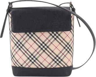 Burberry Borsa a spalla Pre-owned in tela - - Pre-owned - Donna - Beige - ONE SIZE