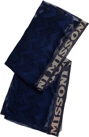 Missoni Scarves - Dames - Sjaals - Blauw - ONE Size - Accessoires
