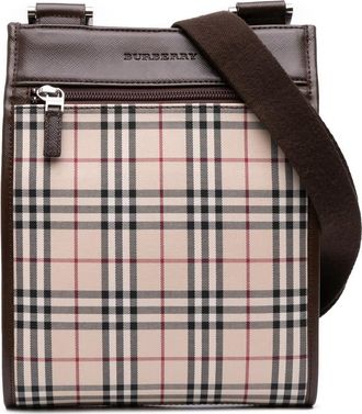 Burberry Pre-owned Burberry House Check Canvas Crossbody Ladies OD483UZLRPTF7F6R
