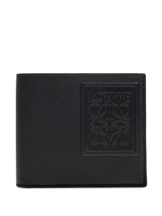 Loewe embossed leather wallet - men - Calf Leather - One Size - Black