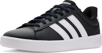 adidas Grand Court 3.0 Shoes Mens Shoes Black/White/White 1 : 10.5 D - Medium, Rubber
