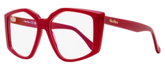 Max Mara Womens Butterfly Blue Block Eyeglasses MM5162-B 066 Carmine Red 53mm