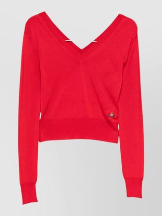 Vivienne Westwood knit sweater long sleeves v neckline