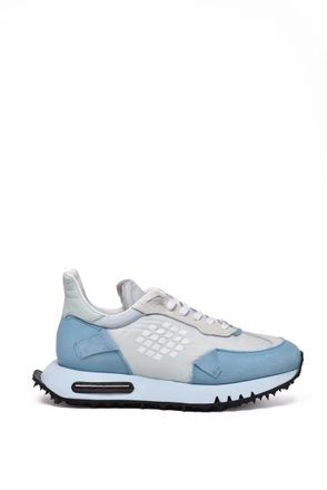 Bepositive Leather/Polyester Sneakers - Sky Blue