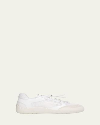 Prada Speedrock Mesh & Leather Low-Top Sneakers
