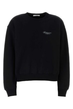 Givenchy Black Cotton Sweatshirt
