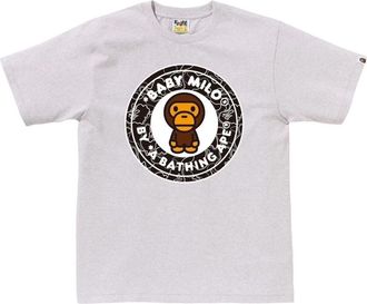 A Bathing Ape Neon Camo Milo Busy Works T-Shirt Grey 2L30-110-009-GRY