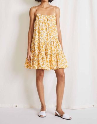 Apiece Apart Biba Mini Dress In Resist Floral