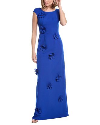 Rene Ruiz Scoop Neck Stretch Gown