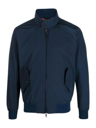 Baracuta Navy Blue High-collar Jacket