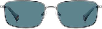 Polaroid PLD 6227/S/X Polarized 6LB/C3 Mens Sunglasses Silver Size 56